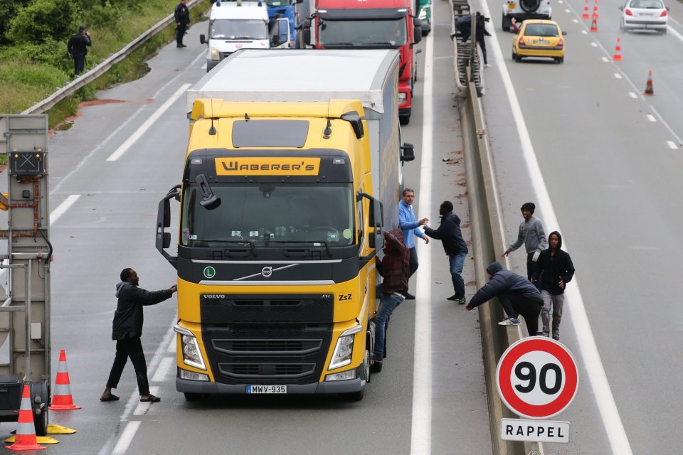 Migrants in Calais
