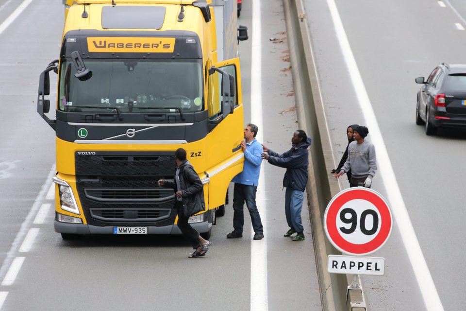 Migrants in Calais