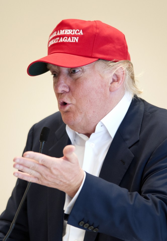 Supports of Donald Trump who saw Sandford at the rally said he seemed repulsed by the presidential candidate