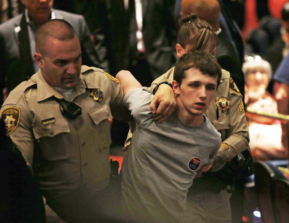 Donald Trump British man arrested Las Vegas