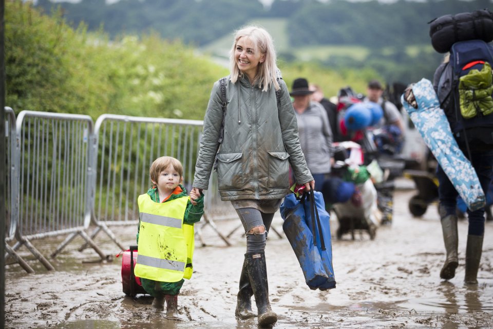 Glastonbury Festival's youngest fan?