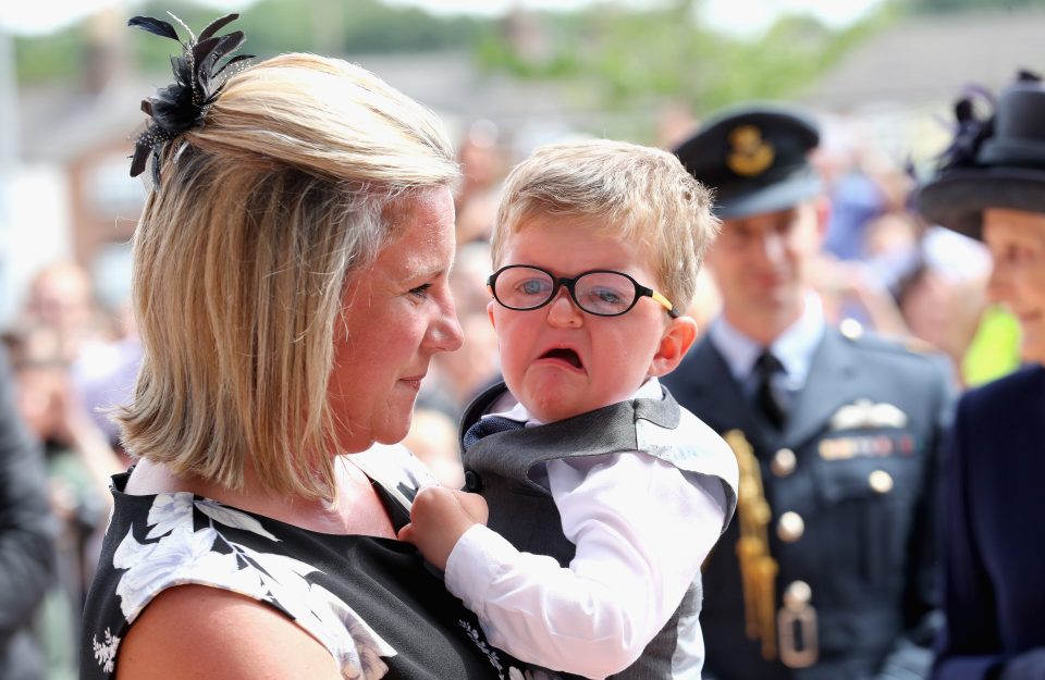 According to mum Donna the Queen told her there was "no need to worry"