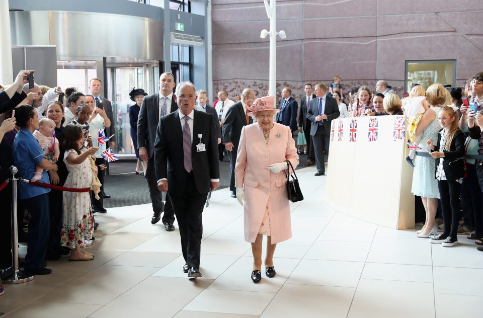 After lunch, they arrived at the new Alder Hey Hospital - 'Alder Hey in the Park' - which opened in 2015 and is Europe's first hospital in a park