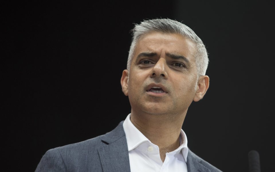 Fire sale ... London Mayor Sadiq Khan said he was planning to sell the water cannon 