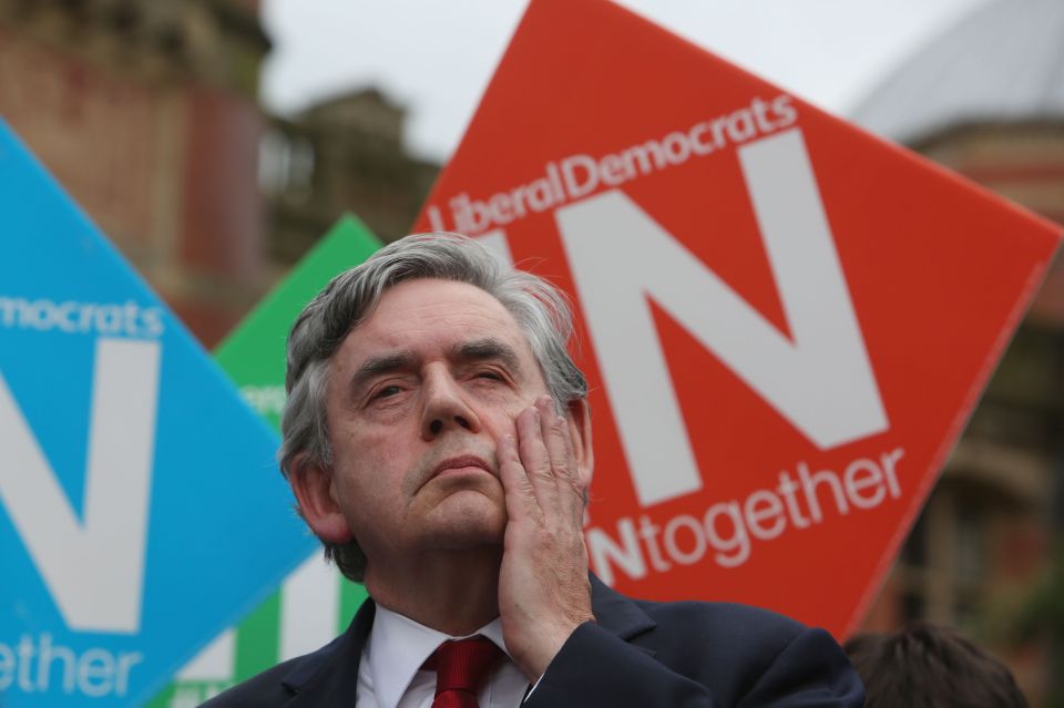 Gordon Brown told Brits we will be no less British if we remain in the EU