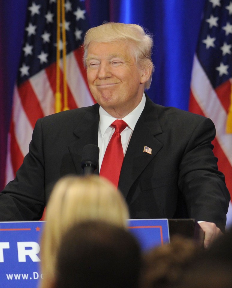 Donald Trump Speaks At A Rally In NYC