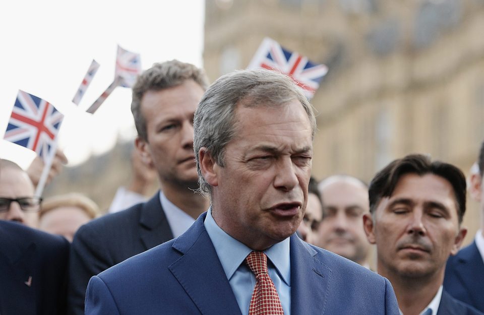 There has been a public backlash against the UKIP leader, with many accusing him of being "disgusting"
