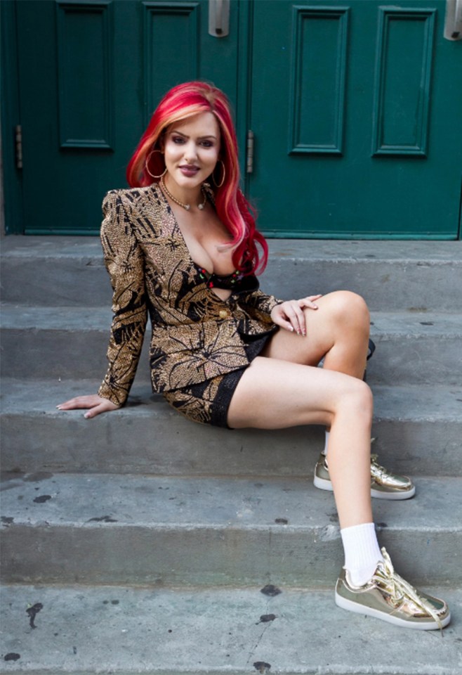 Gabi Grecko donned a skimpy flight attendant outfit to service now-disgraced NYPD Deputy Inspector James Grant, since-fired Detective Michael Milici and the others while flying over the American heartland in February 2013, she claims