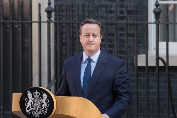 Cameron accepted defeat with dignity and rightly resigned