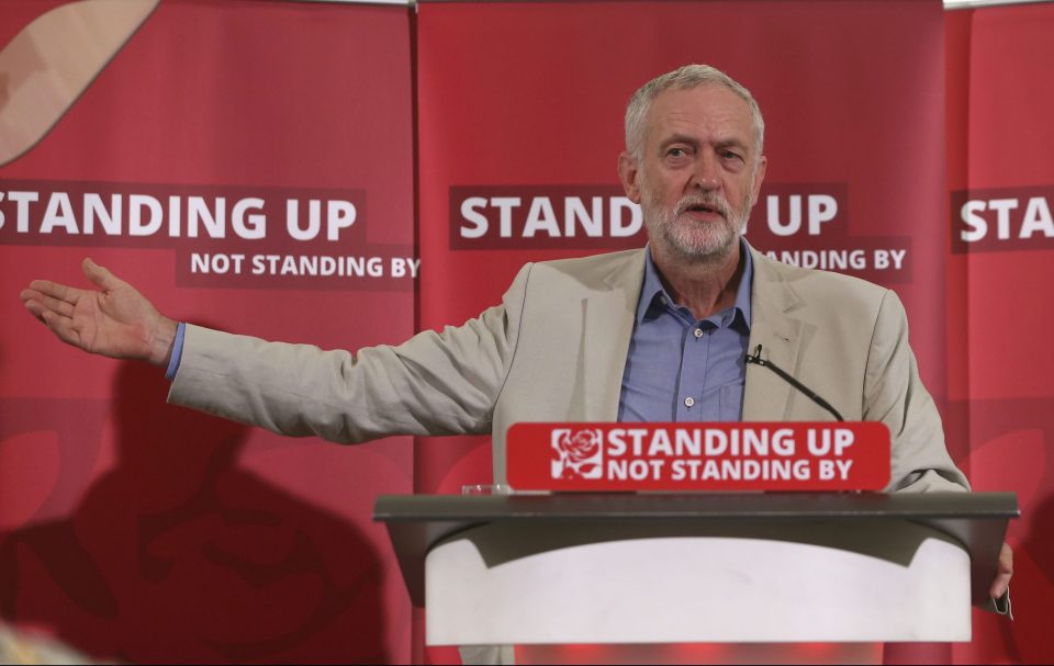 Labour Party leader Jeremy Corbyn speaks on immigration and moving on after the EU referendum, in central London