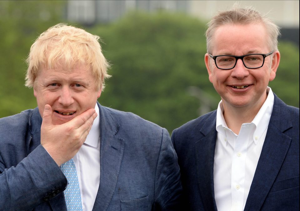Boris Johnson and Michael Gove
