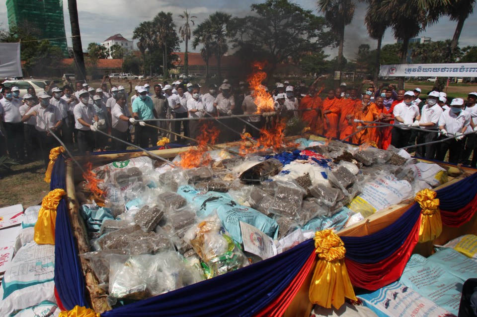 Cambodia burns 