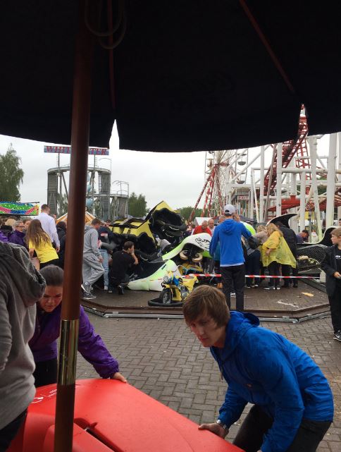 Rollercoaster crash