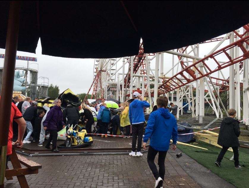 Rollercoaster crash
