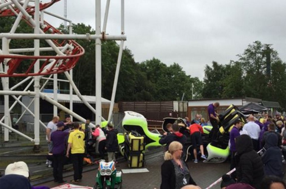Rollercoaster crash
