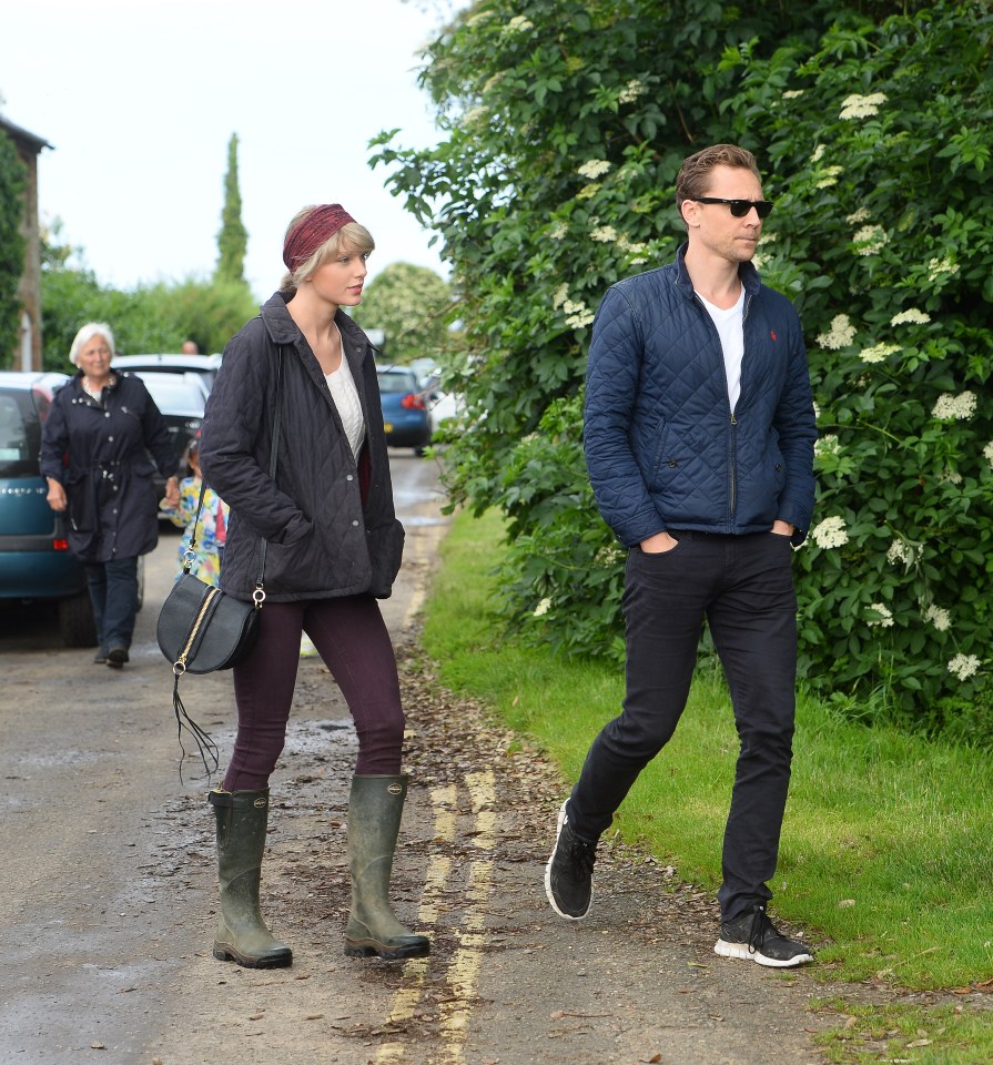 Tom couldn't wait to set his trainers on the sandy beach as Taylor trailed behind him 