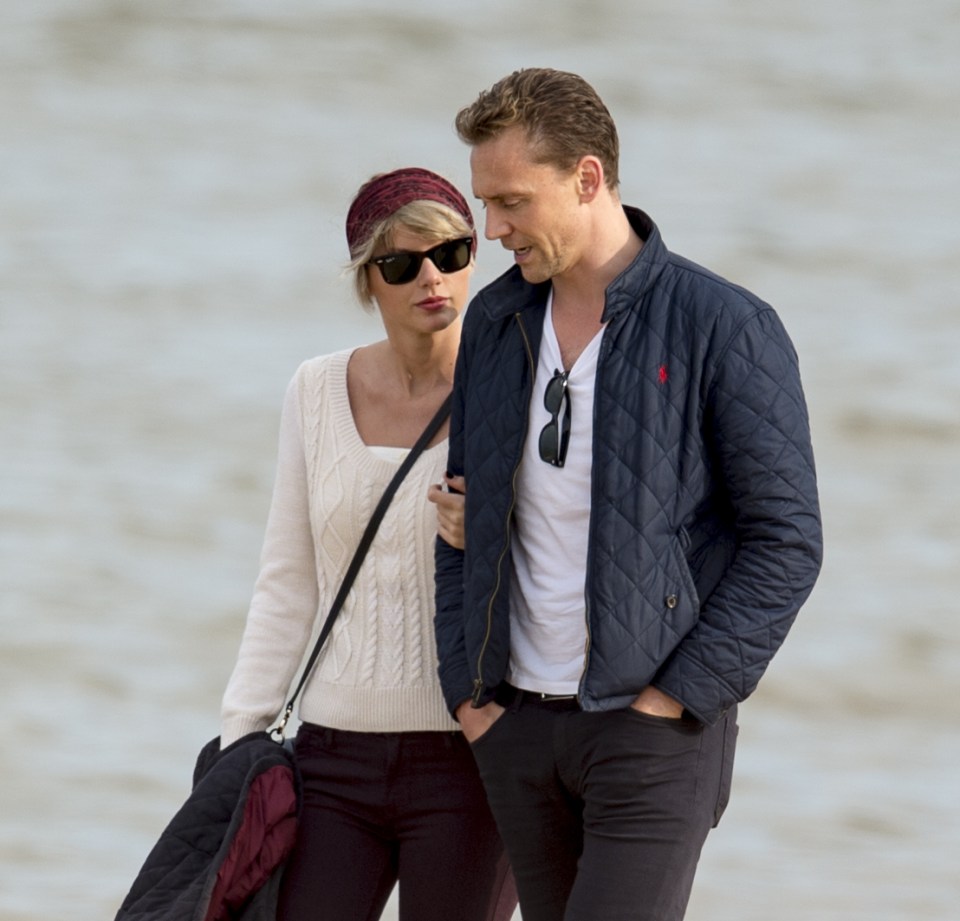 Taylor Swift and Tom Hiddleston visit the beach and go for a very British country walk in Suffolk, UK. The hot new couple went along to the beach with Tom's mother and his family.