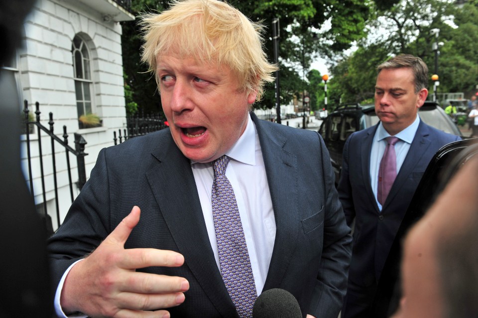 Boris Johnson declared 'Project Fear is over' as he spoke to reporters outside his home