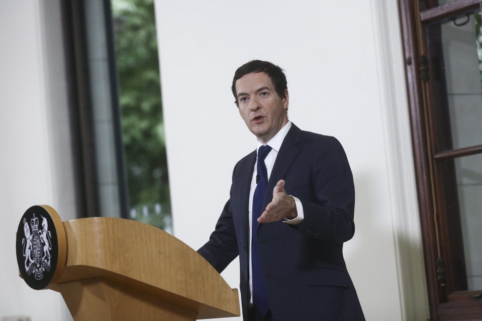 Ratings agency Standard and Poor's has stripped the UK of its top AAA credit rating on the day George Osborne first public appearance since the EU Referendum