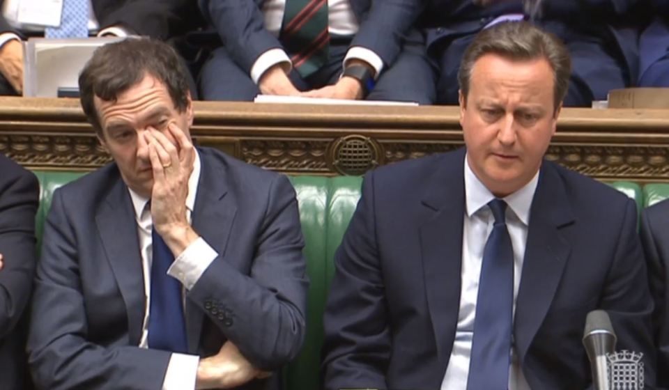George Osborne and David Cameron