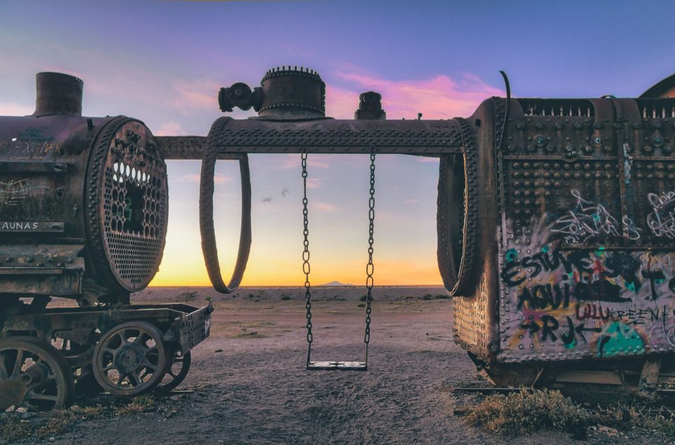 Train graveyard Bolivia