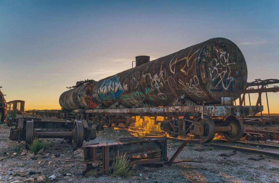 Train graveyard Bolivia