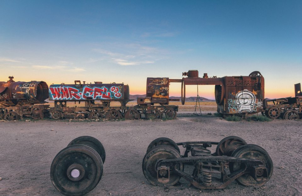Train graveyard Bolivia