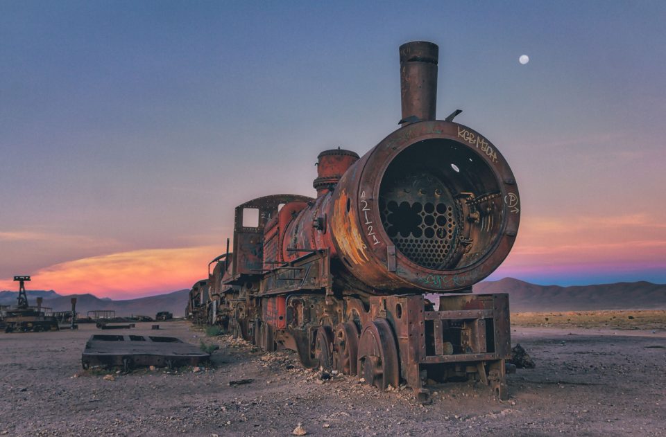 Train graveyard Bolivia