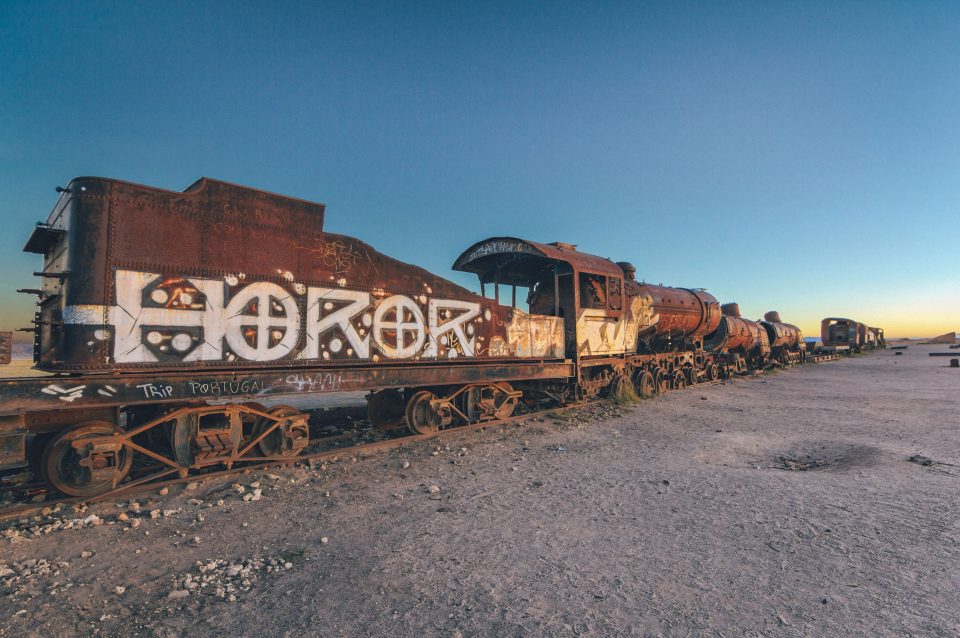 Train graveyard Bolivia