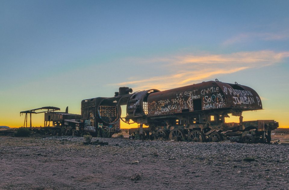 Train graveyard Bolivia