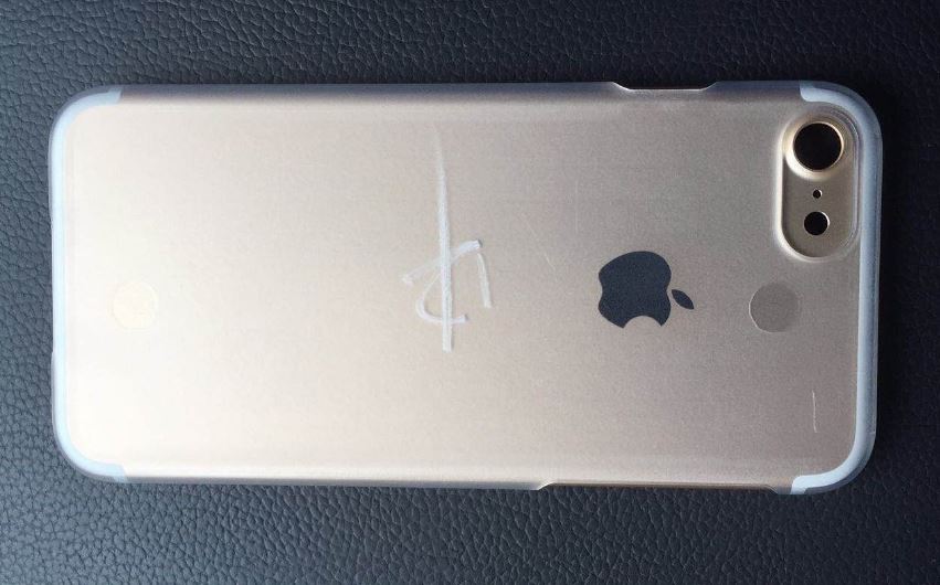 This picture appears to show the back of the unreleased iPhone 7