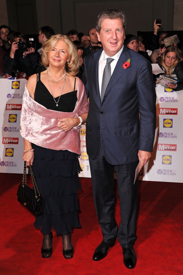 Roy Hodgson and wife