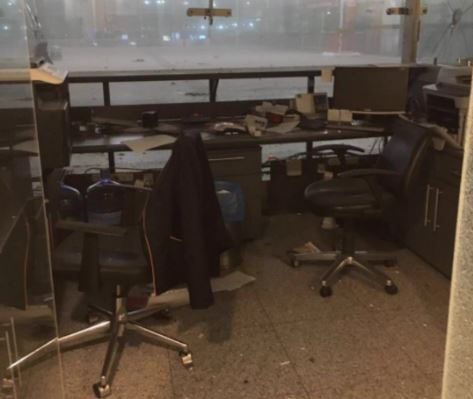 Images from the explosion in the airport Istanbul, Turkey