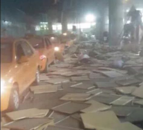 Images from the explosion in the airport Istanbul, Turkey