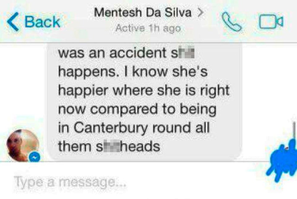 Sick messages posted by Mentesh Mouherrem just a week after his girlfriend Emily's death