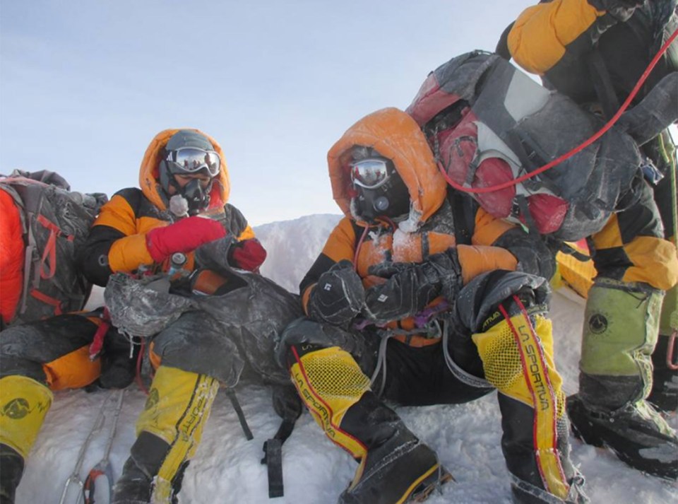 Indian couple Everest