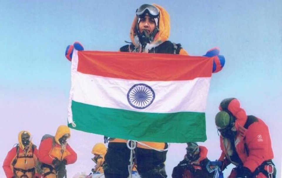 Indian couple Everest