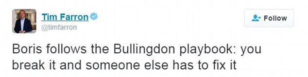 Tim Farron tweet