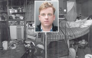 Inside shack with no running water and toilet where homeless man kept as a slave for TEN YEARS