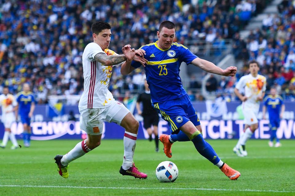 Bellerin only made his debut at the weekend in the friendly win over Bosnia