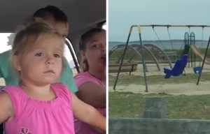 Does this spooky Facebook video show a GHOST on a playground swing?