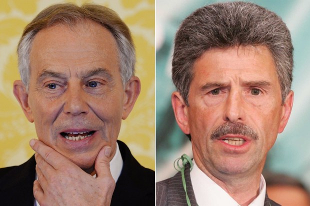 Tony Blair and Reg Keys.