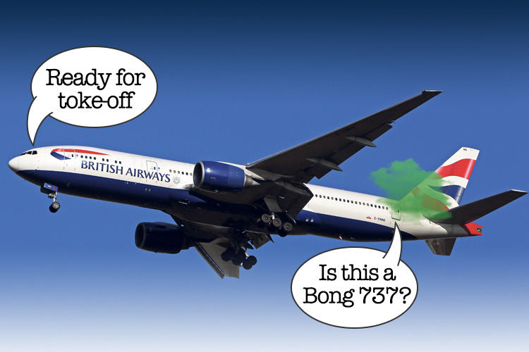 composite bong 737