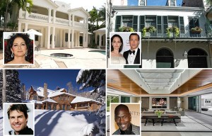 Inside mansions of Tom Cruise, Brangelina and others whose homes are too expensive