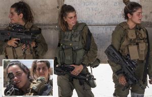Amazing pics show gun-wielding female soldiers who have taken up arms for Israel