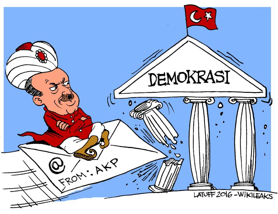 Wikileaks released the emails in the wake of a failed military coup in Turkey