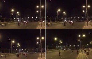 Shocking moment helicopter gunship opens fire on civilians as they run for their lives in Turkey coup