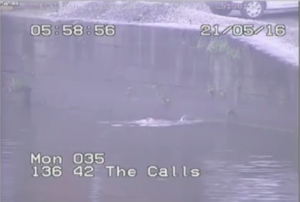 It is thought cold water shock could have cased the man to lose consciousness 