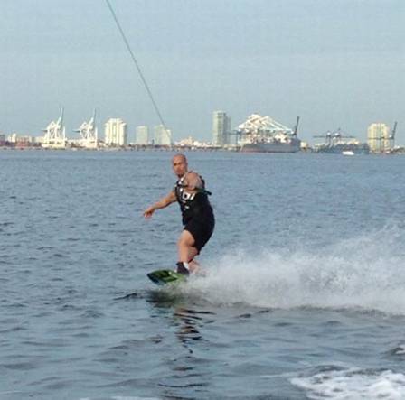 Marcio Garcia de Andrade one of the gang members on a luxury holiday abroad in Miami