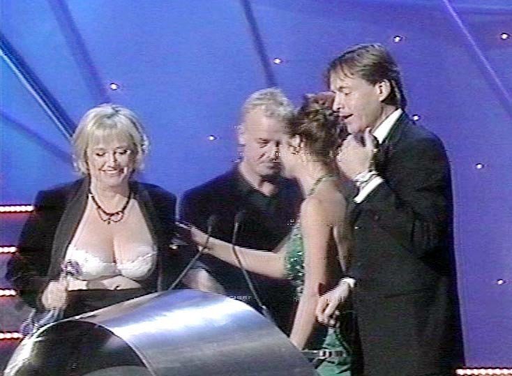 Judy flashed her undies on live TV at the 2001 NTA